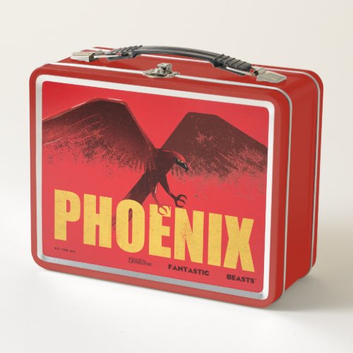 Phoenix Vingate Graphic Metal Lunch Box