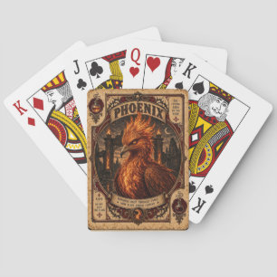 Phoenix, Vintage Circus Monsters Poker Cards