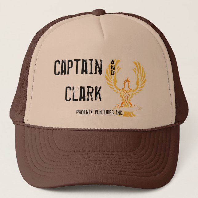 Phoenix WatermarkIII, Captain & Clark, Phoenix ... Trucker Hat (Front)