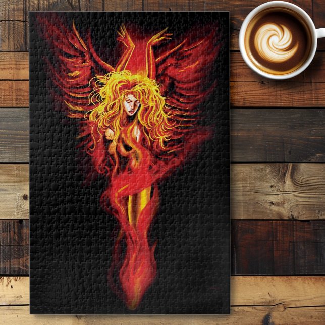 Phoenix Woman Jigsaw Puzzle (Creator Uploaded)