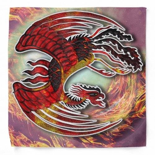 Phoenixs Resurgence Rising from Lifes Flame Bandana