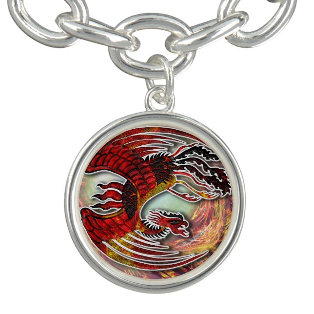 Phoenix's Resurgence: Rising from Life's Flame Bracelet (Design)