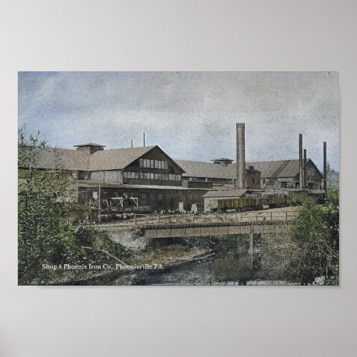 Phoenixville PA Iron Company Print