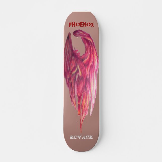 PHOENOX SKATEBOARD by Kevin Kovack Deck (Front)