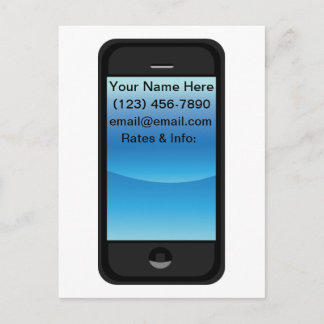 Phone Babysit Postcard