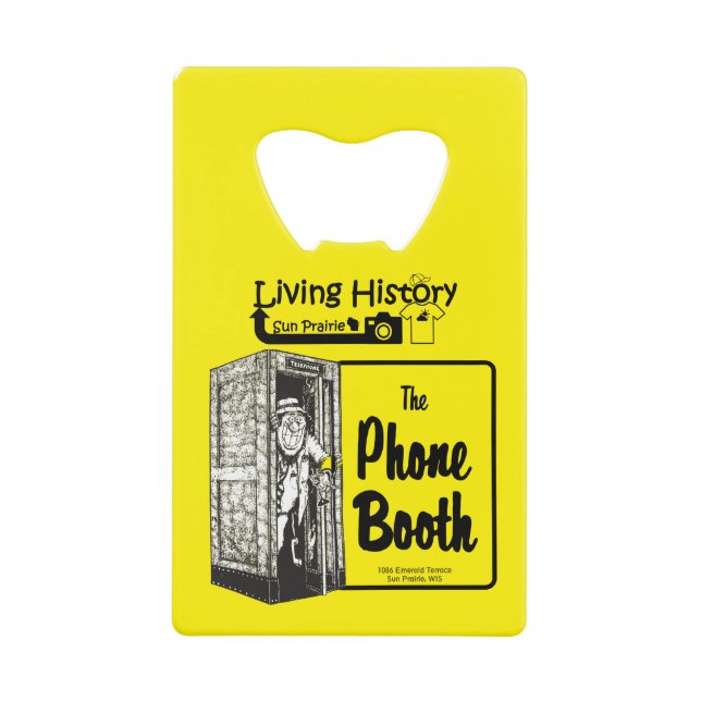 Phone Booth Bar - Beer Bottle Opener (Front)