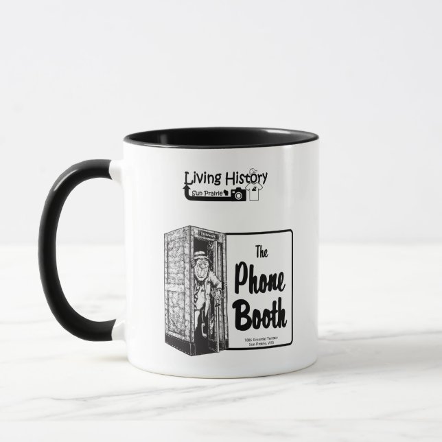 Phone Booth Bar Coffee Cup (Left)