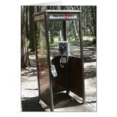 "PHONE BOOTH" blank card (Front)