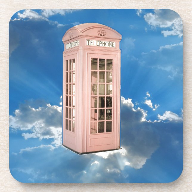 phone booth coaster (Front)