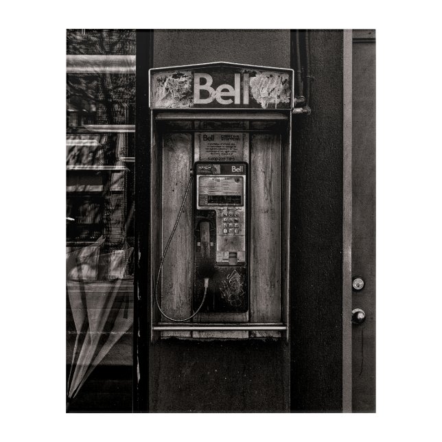 Phone Booth No 32 Acrylic Print (Front)