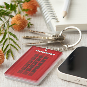 Phone Box Keychain