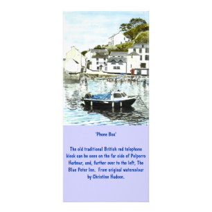 'Phone Box' Large Bookmark Rack Card