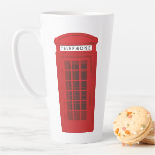 Phone Box Latte Mug