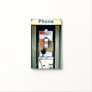 Phone box light switch cover