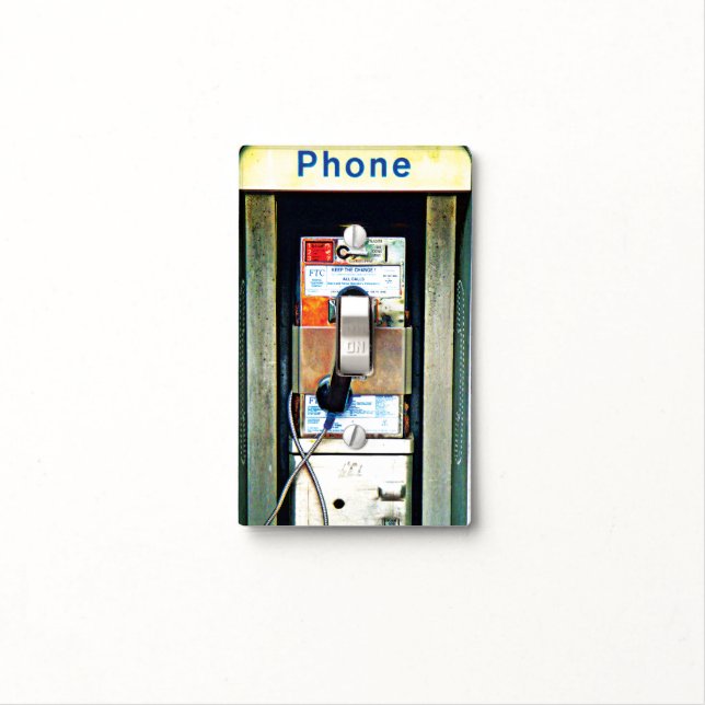 Phone box light switch cover (In Situ)