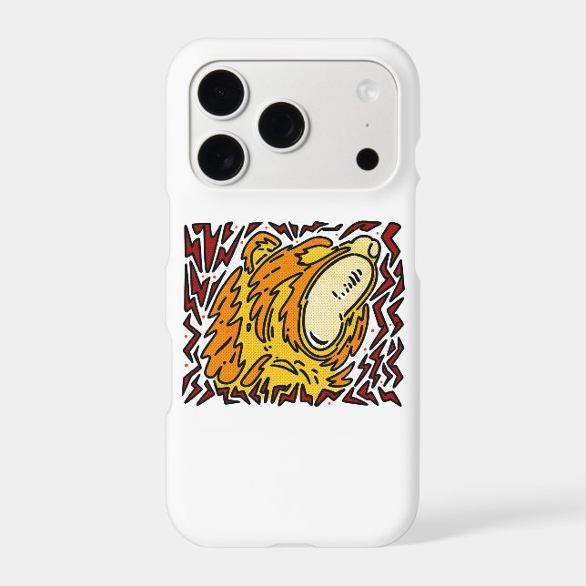 Phone Case bear abstract  (Back)