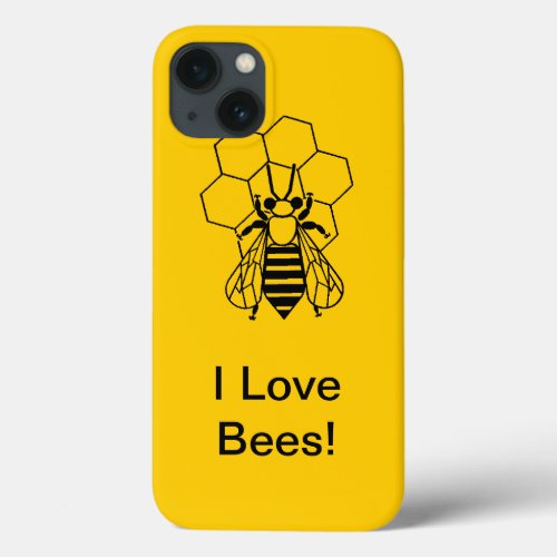 Phone Case _ Bee on Honeycomb