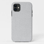 Phone Case - Carbon Fiber - Metallic White at Zazzle