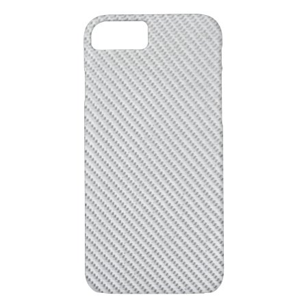 Phone Case - Carbon Fiber - Metallic White