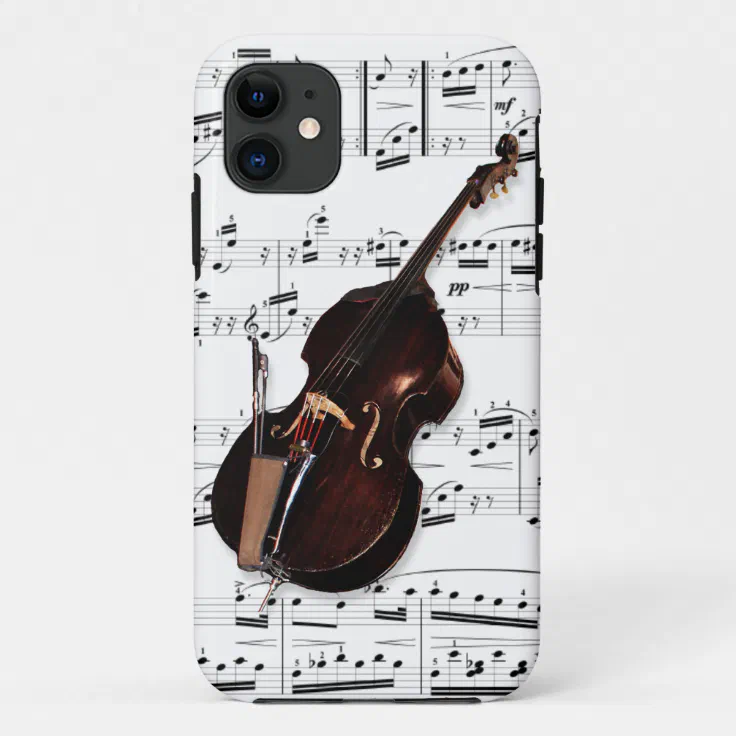 Phone Case Double Bass Sheet Music Pick Color Case Mate Iphone Case Zazzle