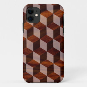Phone Case - Faux Inlaid Wood