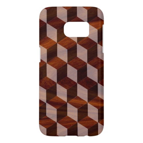 Phone Case _ Faux Inlaid Wood