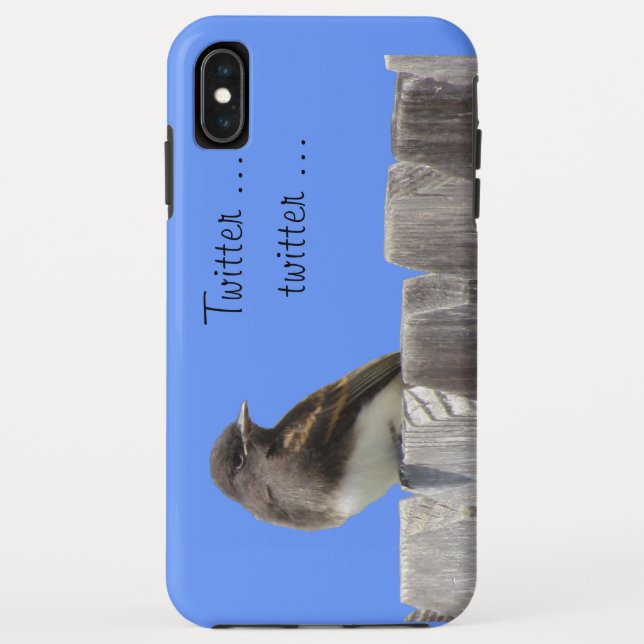 Phone Case - Flycatcher on fence (Back)