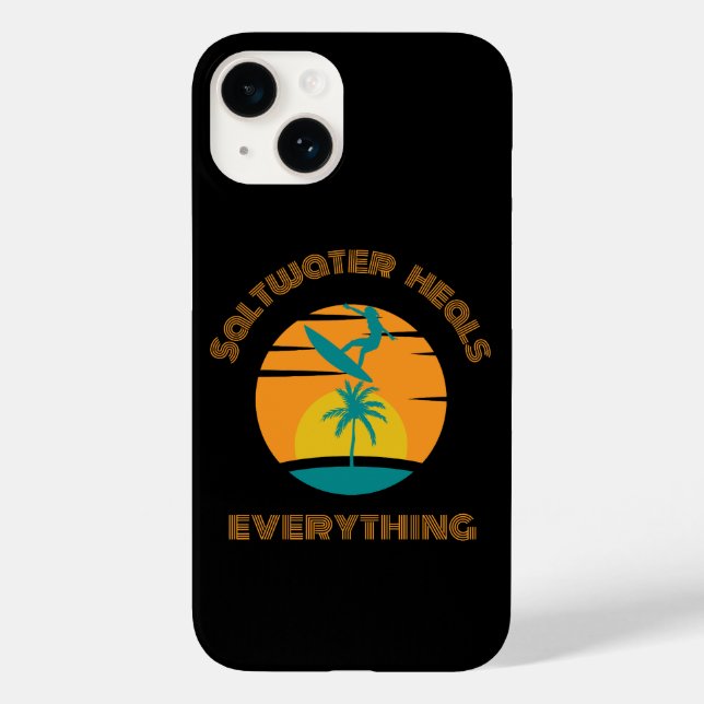 phone case for surf lover (Back)