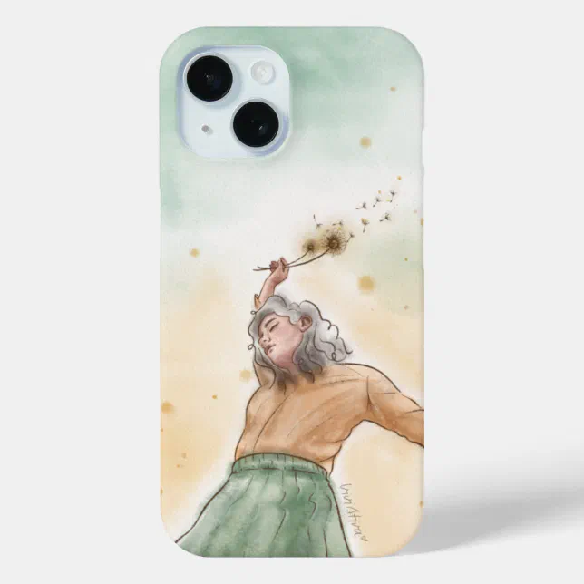Phone Case | Girl with Flower
