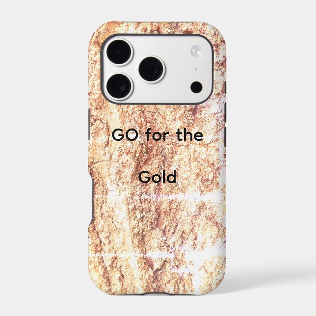 Phone case Go For the Gold  (Back)