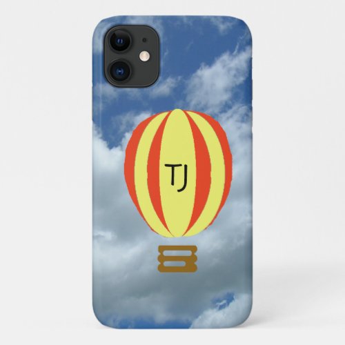 Phone Case _ Hot Air Balloon in Clouds