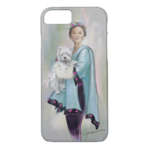 Phone Case Iphone Westie Dog Vintage Retro Fashion