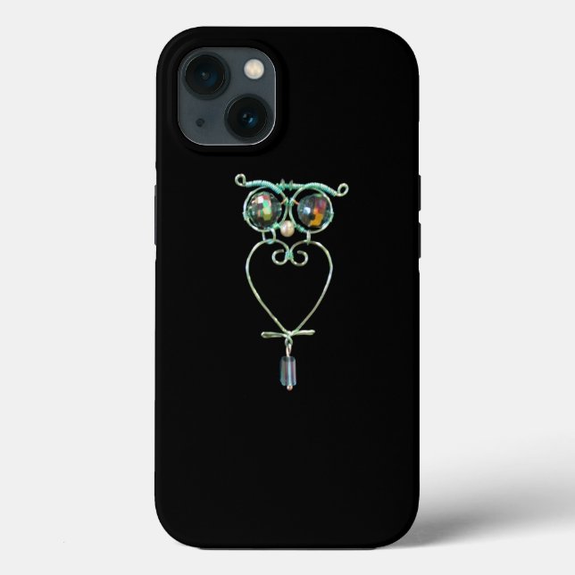 Phone Case - Jeweled Owl (Back)