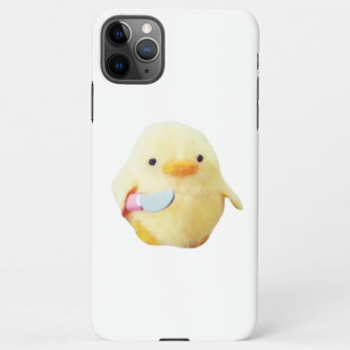 Phone Case Knife Duck Plush Meme