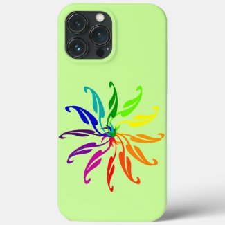 Phone Case - Leaf shapes Color Wheel