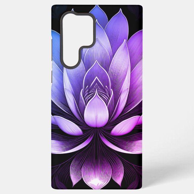 phone case Lilly purple (Back)