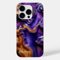 Phone Case Resin, Burl Wood Design