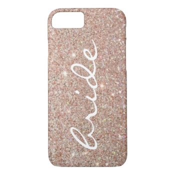 Phone Case - Rose Gold Fab Bride by Evented at Zazzle