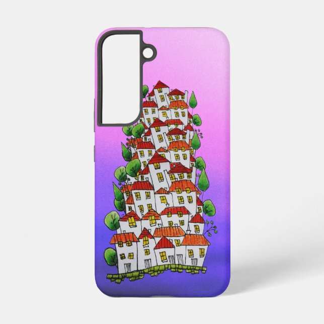 Phone case S22 (Doodle - Hand-drawn) (Back)