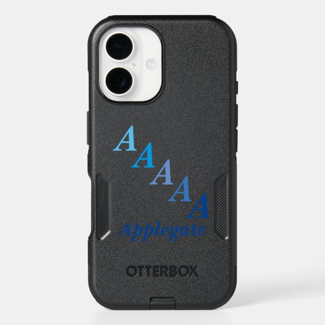 Phone Case - Stepped Letters and Name (Back)