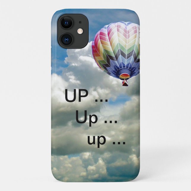 Phone Case - Up Up Up Rainbow balloon (Back)