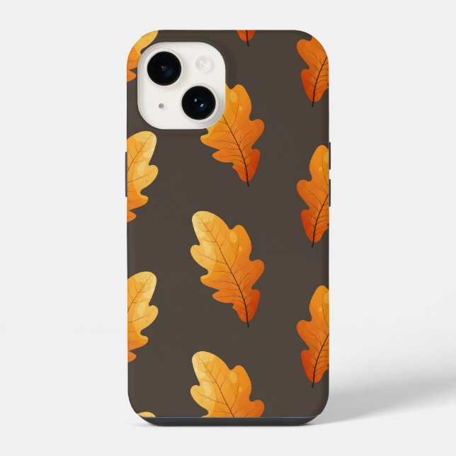 Phone Case with Autumn Leaves (Back)