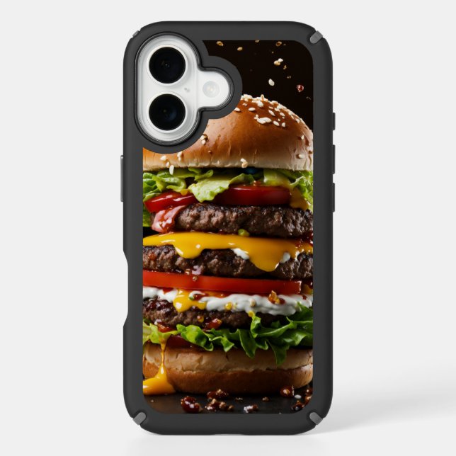 phone case with burger (Front)