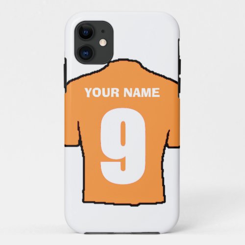 Phone Case with Club Colours _ Old Gold Shirt