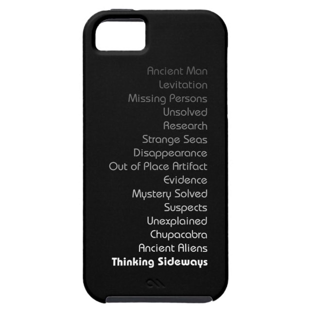 Phone case with text-dark colors (Back)