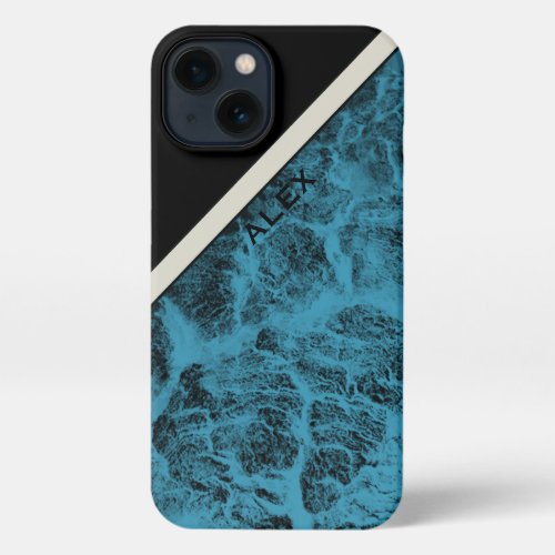 Phone Case Wood Turquoise 