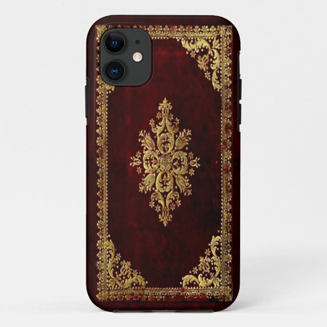 Phone cover - Antique Book - Victorian Style (Back)