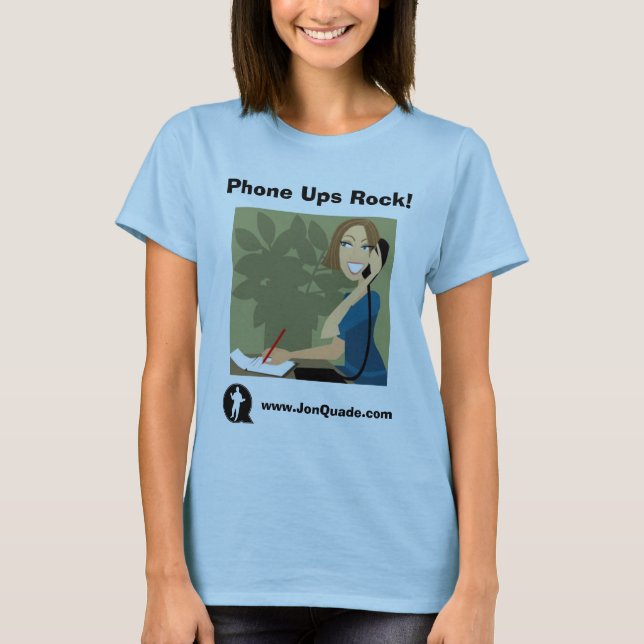 Phone Girl T-Shirt (Front)