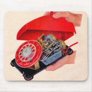 phone guts revealed mouse pad