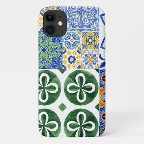 Phone  iPad case Portuguese tiles